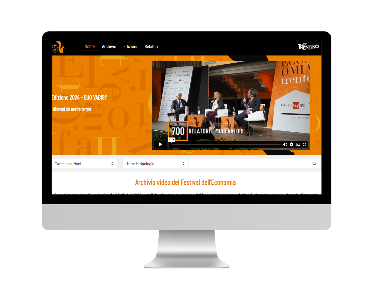 Video archive of the Trento Economics Festival