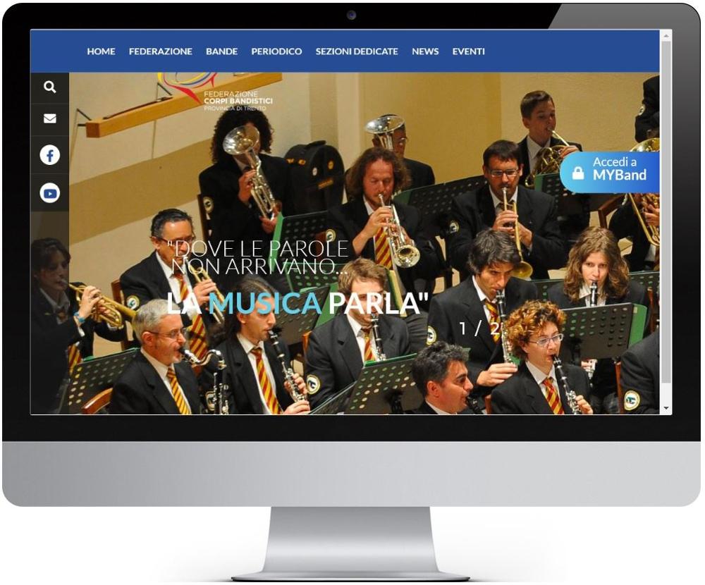 New website for Federbande trentine