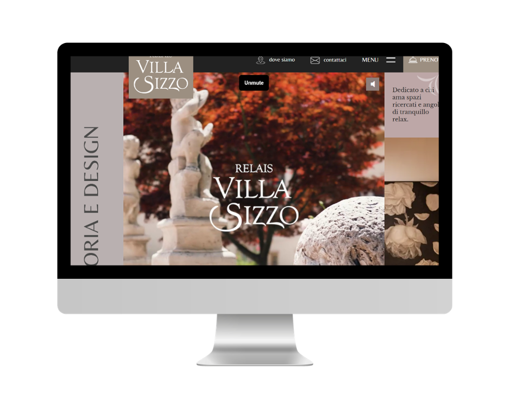 Sito del Relais Villa Sizzo